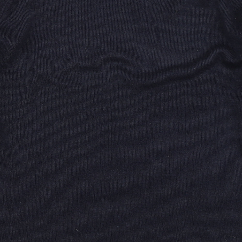 Tom Hagan Mens Blue Knit Pullover Jumper Size L