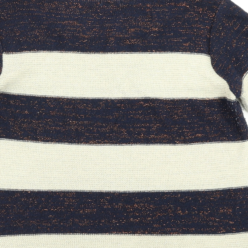 Womens UK Size M M&Co Beige Pullover Jumper
