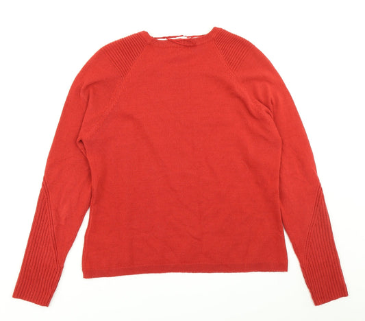 Womens UK Size 12 Per Una Red Pullover Jumper
