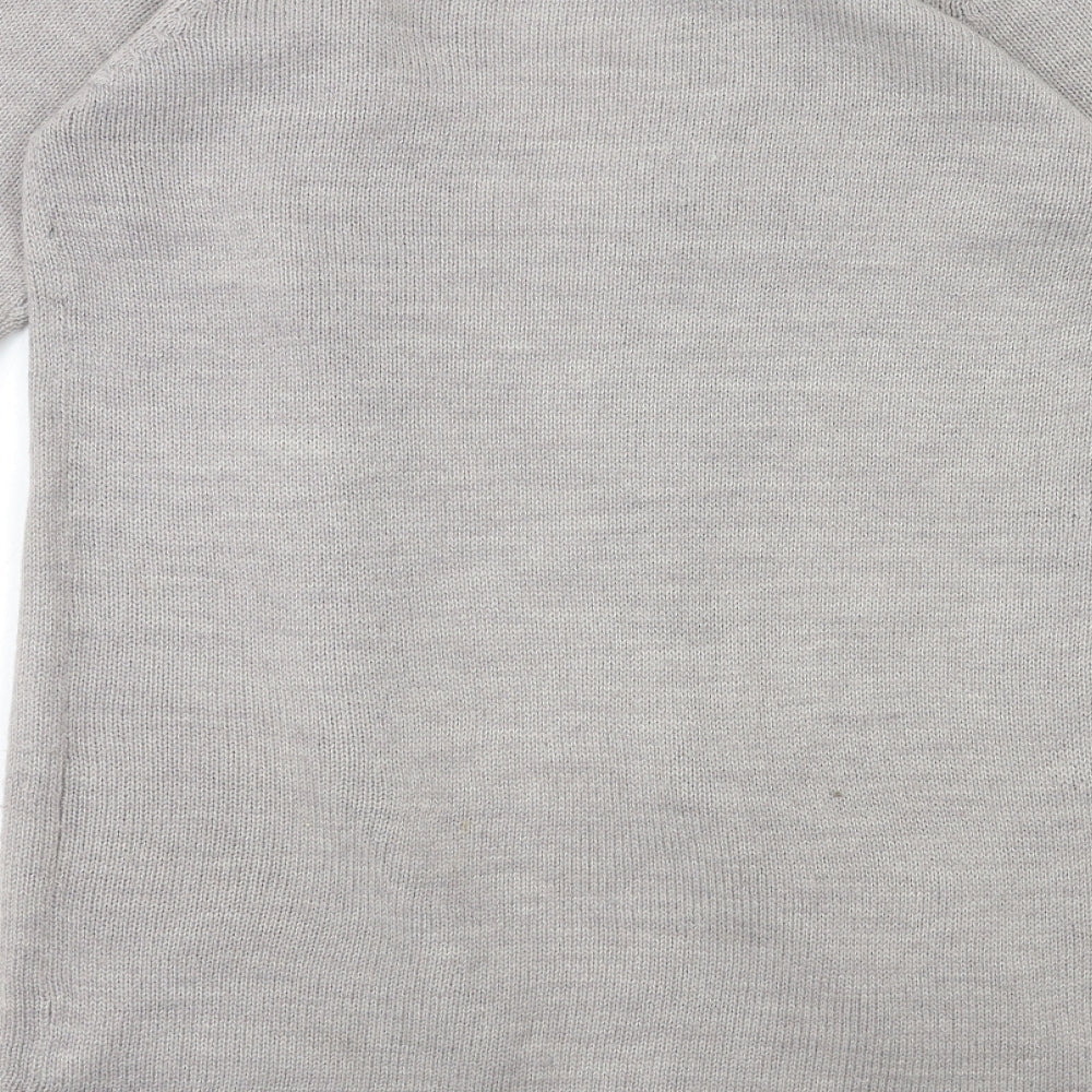 Womens UK Size L Peacocks Grey Jumper