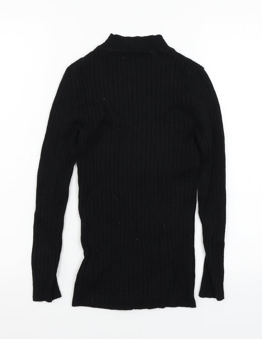 Primark Womens Black Knit Pullover Jumper Size 6