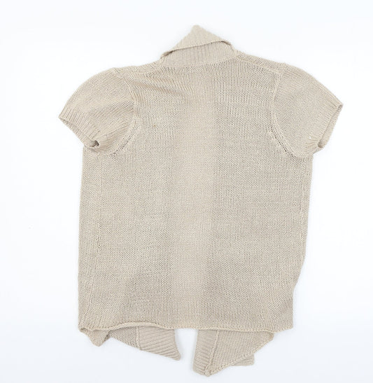 F&F Womens Ivory Knit Cardigan Jumper Size 8