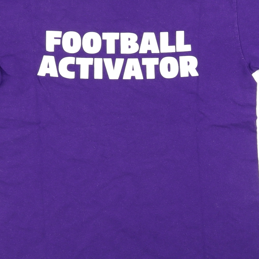 Mens UK Size S Gildan Purple T-Shirt
