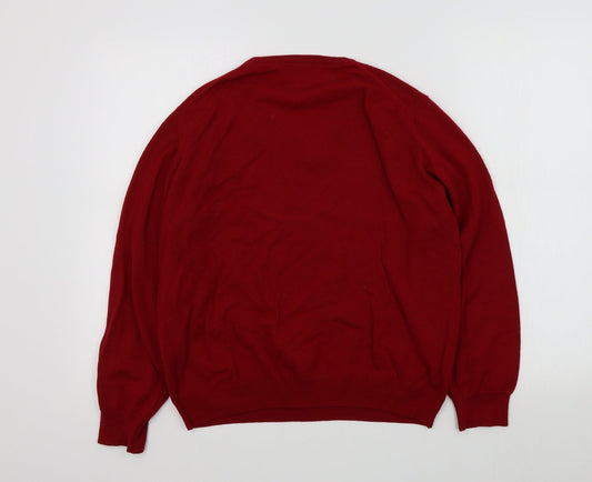 Womens UK Size 16 country collection Red Pullover Jumper