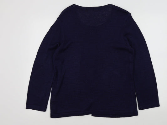 Primark Womens Blue Pullover Jumper Size M