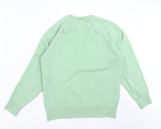 Gilwear Womens Green Knit Pullover Jumper Size S