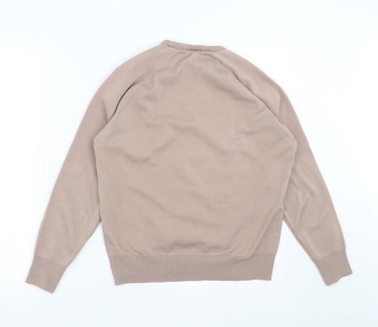 Gilwear Womens Brown Knit Pullover Jumper Size S