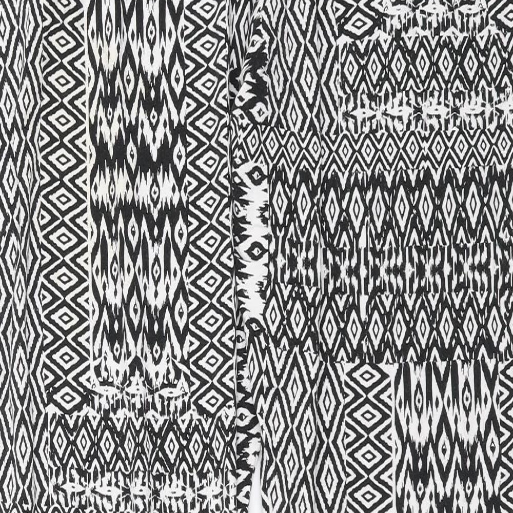 George Womens Black Geometric Trousers Size 34 in L29 in