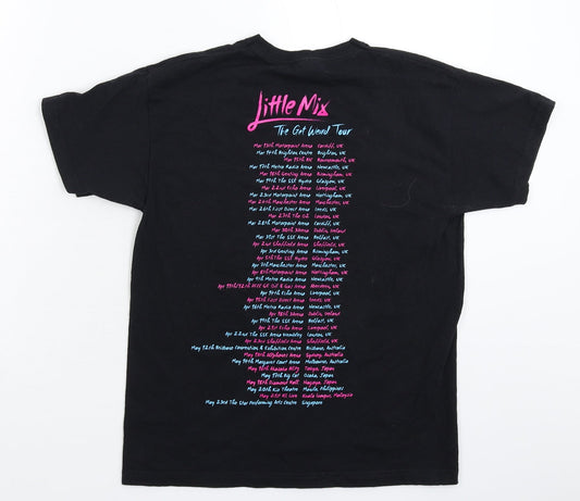 Fruit of the Loom Boys Black Basic T-Shirt Size 10-11 Years