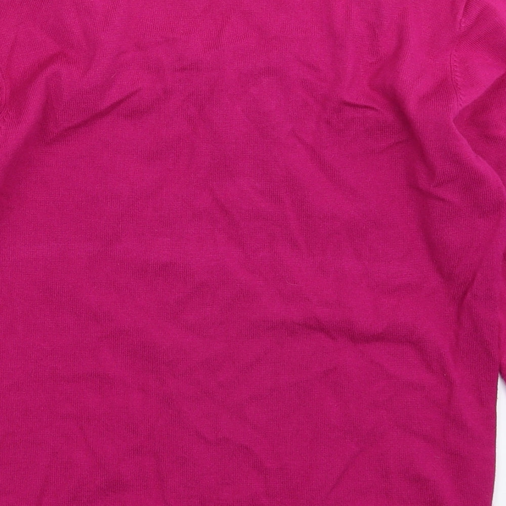 Womens UK Size S Just Elegance Pink Pullover Jumper