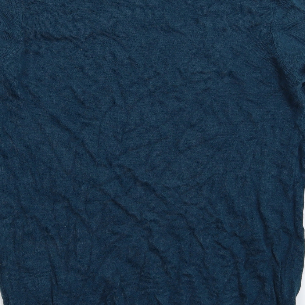 Womens UK Size 10 F&F Blue Pullover Jumper