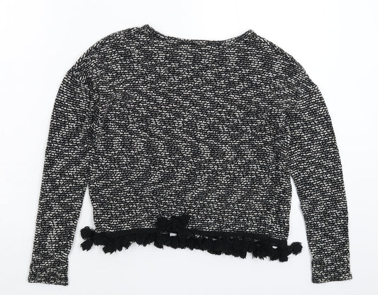 Womens UK Size 6 New Look Black Pullover Jumper