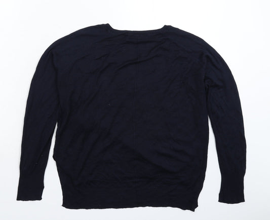 Womens UK Size S Zara Blue Pullover Jumper