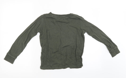 NEXT Boys Green Knit Pullover Sweatshirt Size 7 Years