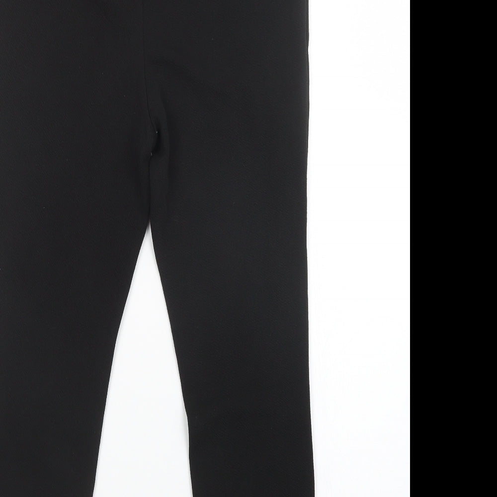 SheIn Womens Black Trousers Size S L28 in