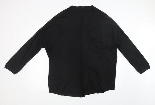 George Womens Black Knit Cardigan Jumper Size 2