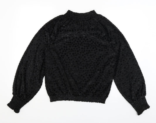 Womens UK Size 10 M&S Black Pullover Jumper