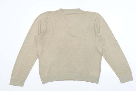 Blue Harbour Mens Brown Pullover Jumper Size L