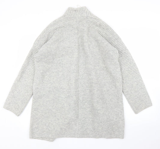 Womens UK Size M M&S Grey Cardigan Jumper