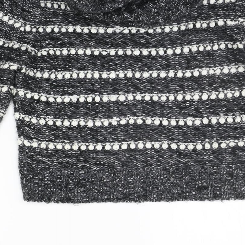 Womens UK Size L Brave Soul Grey Pullover Jumper
