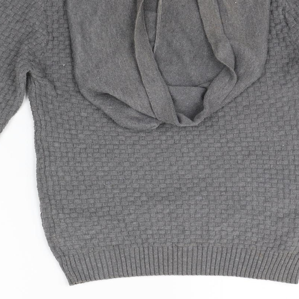Womens UK Size S Preworn Grey Pullover Jumper