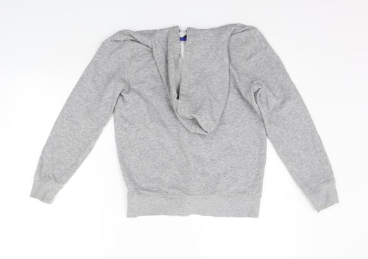 George Boys Grey Full Zip Jumper Size 11-12 Years