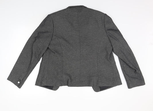 TU Womens Grey   Jacket Suit Jacket Size 16
