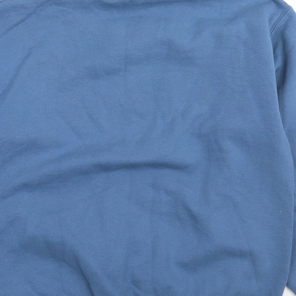 Gildan Mens Blue Pullover Jumper Size M