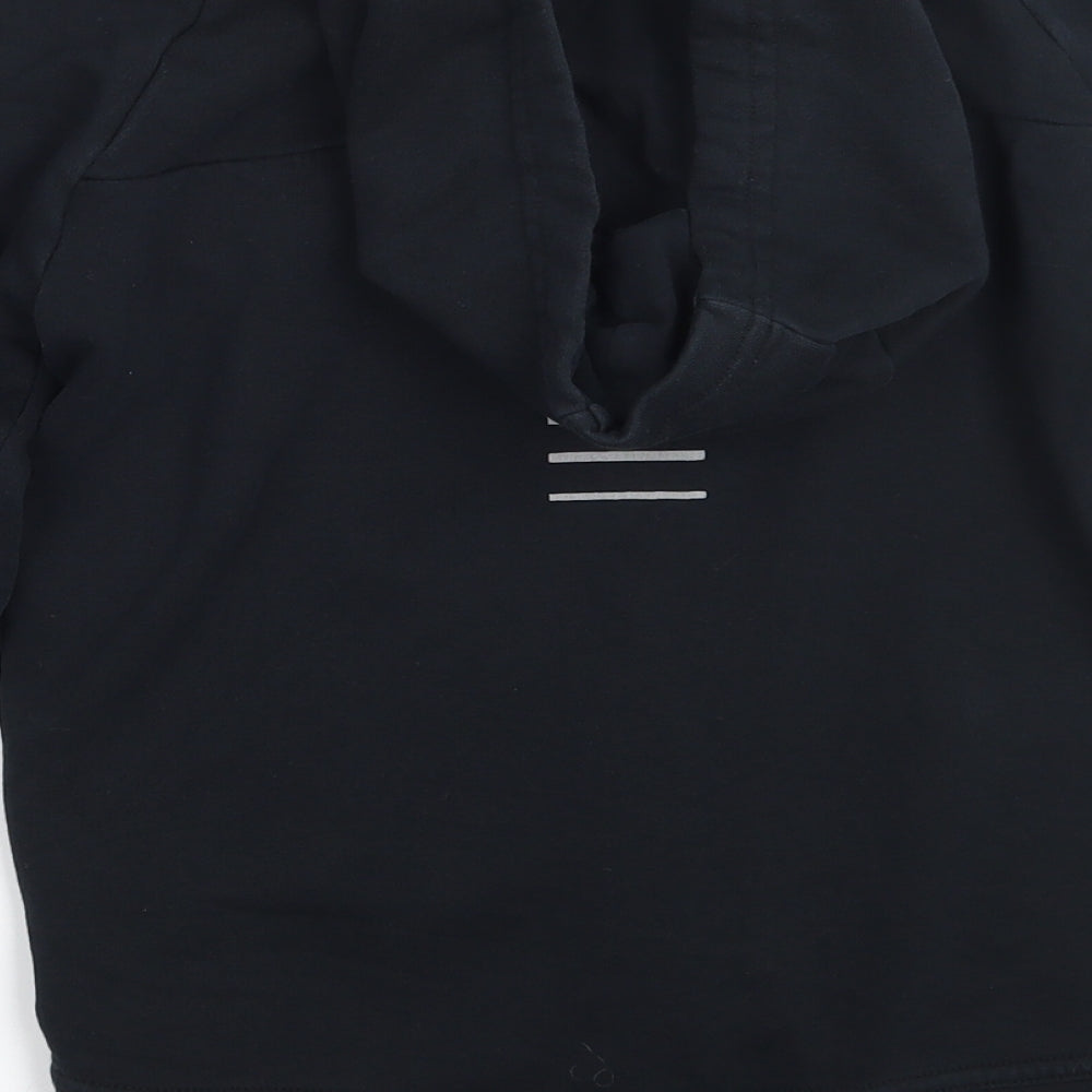 Brand and care label for Next girls’ black jacket coat, size 7, years