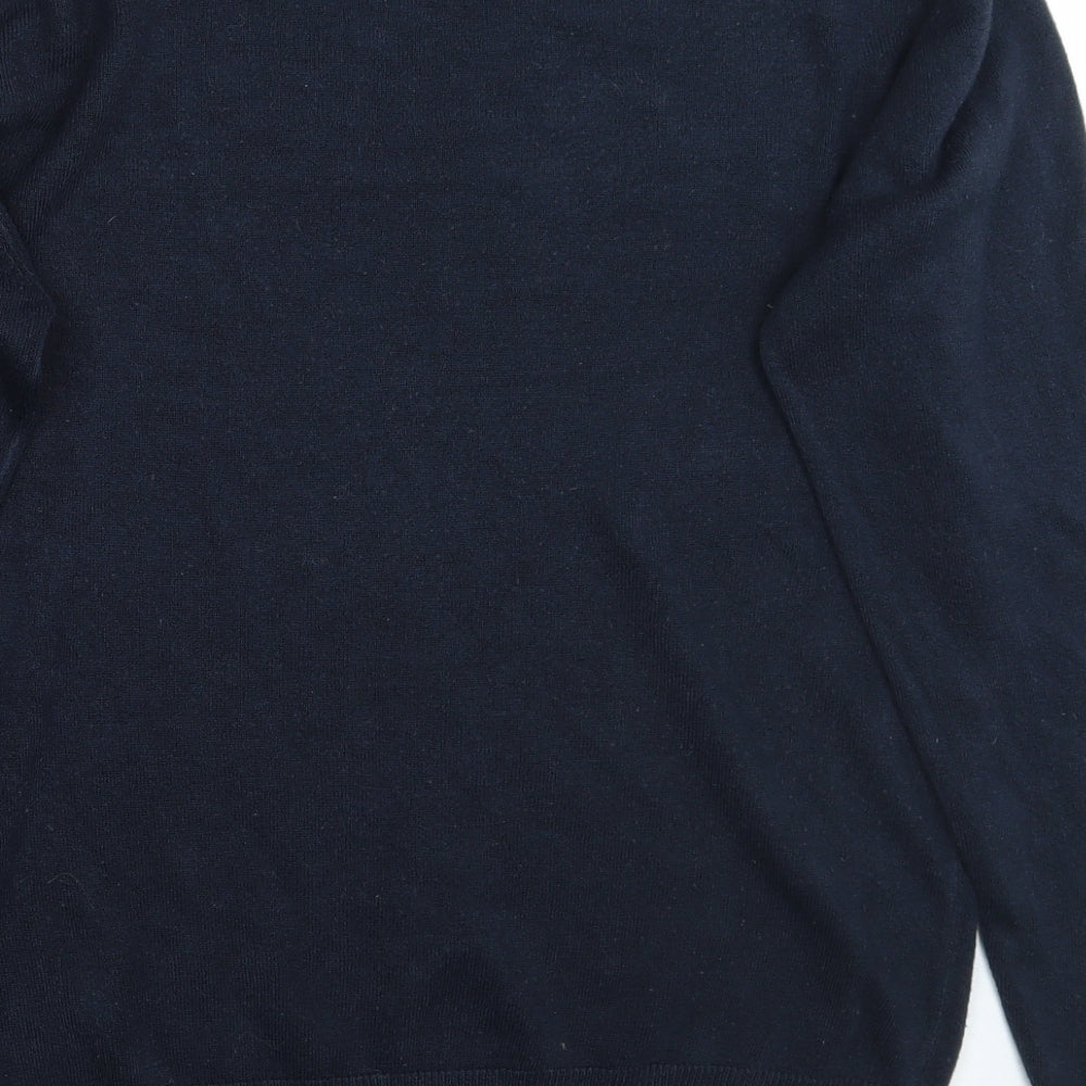 Easy Mens Blue Pullover Jumper Size M