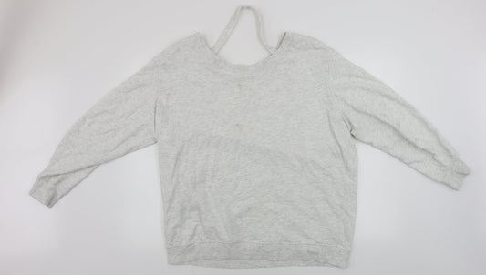 Cheap Monday Womens Grey Pullover Jumper Size M