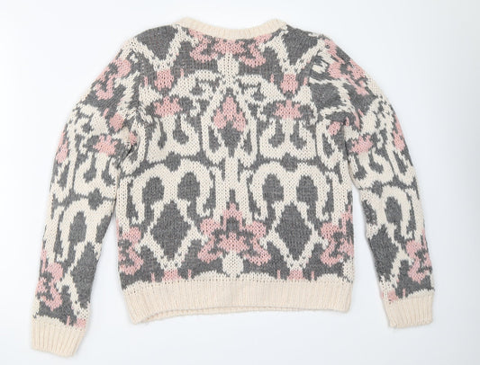 Dorothy Perkins Womens Beige Pullover Jumper Size 10