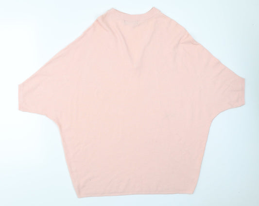 F&F Womens Pink Pullover Jumper Size 16
