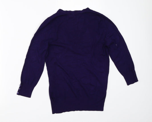 TU Womens Purple Pullover Jumper Size 8