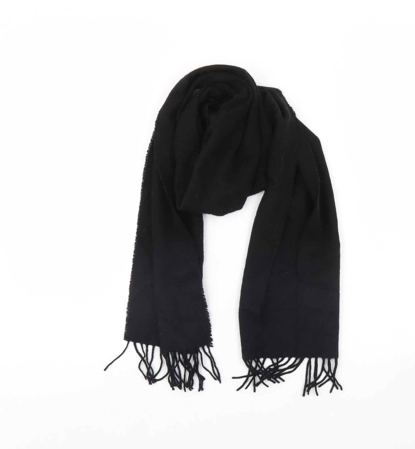 Preworn Womens Black Scarf