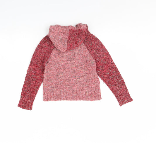 Moves Girls Pink Pullover Hoodie Size 4 Years