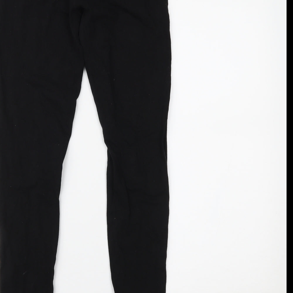 Primark Womens Black Leggings Size 10 L25.5 in