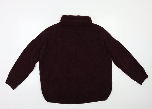 Primark Womens Red Pullover Jumper Size S