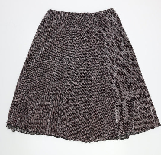Citrus Womens Pink A-Line Skirt Size 14