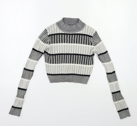 Womens UK Size S Select Grey Pullover Jumper