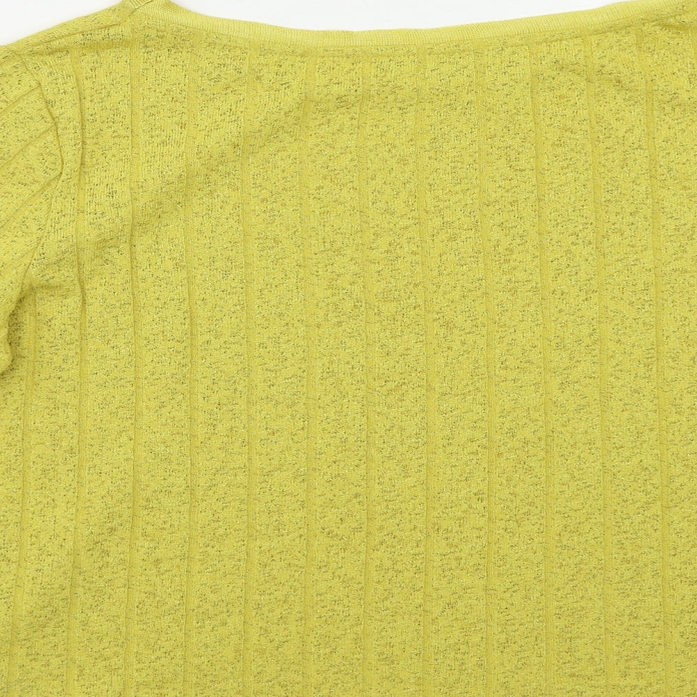 Womens UK Size 12 M&S Yellow Pullover Jumper