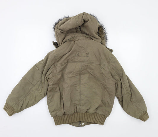 Preworn Girls Beige Jacket Size 9-10 Years