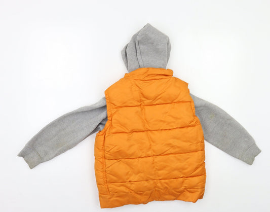 Adams Kids Boys Orange Jacket Waistcoat Size 7 Years