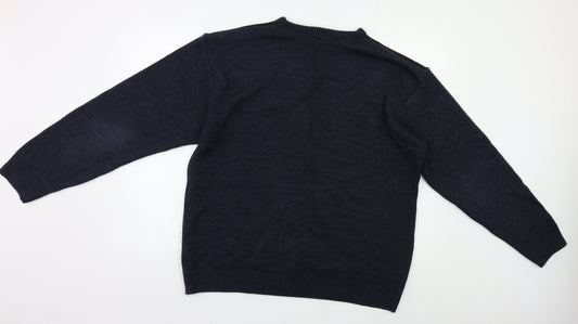 BHS Mens Blue Pullover Jumper Size L
