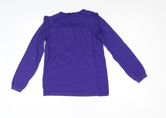 Womens UK Size 8 Red Herring Purple Pullover Jumper