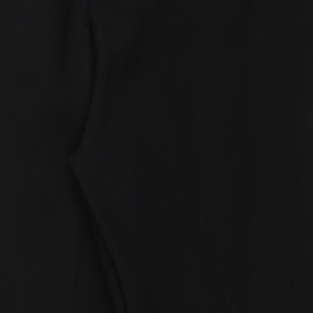 Womens UK Size 18 Special Collection Regular Fit Capri Black Trousers