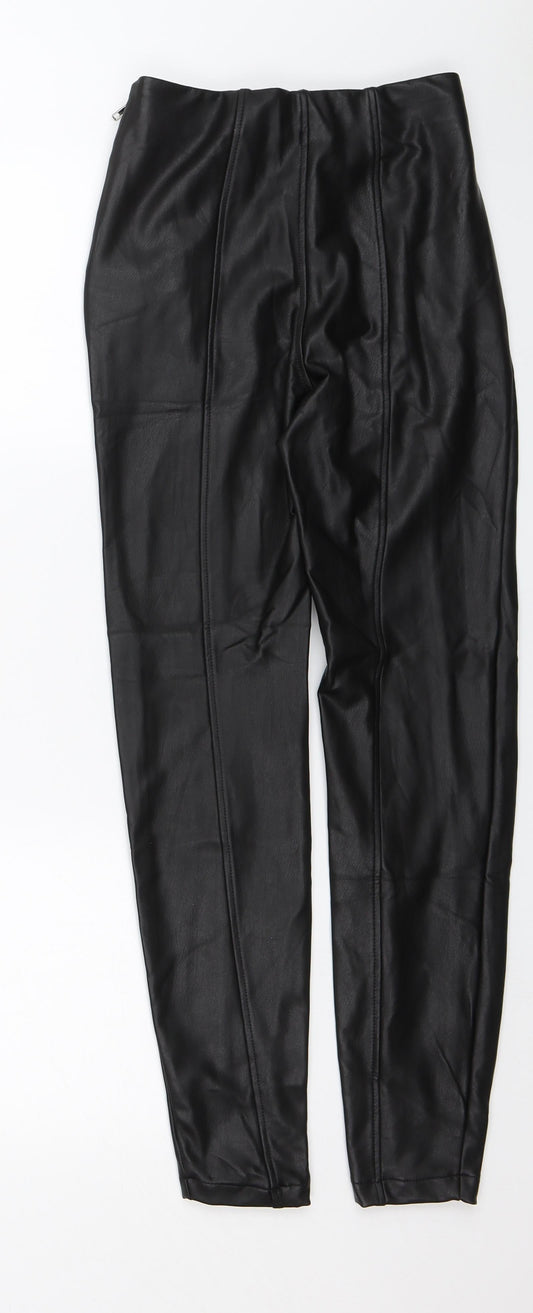 New Look Womens Black Trousers Size 8 L26 in