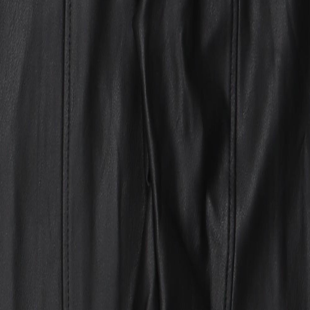 New Look Womens Black Trousers Size 8 L26 in