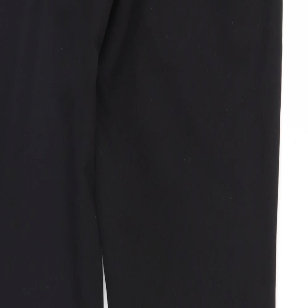Womens UK Size 10 NEXT Regular Fit Sweatpants Black Trousers