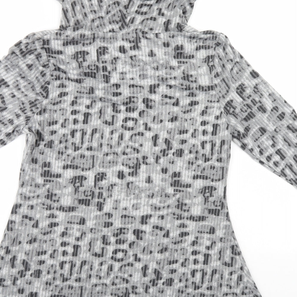 Womens UK Size 10 TIGI Grey Tunic Jumper